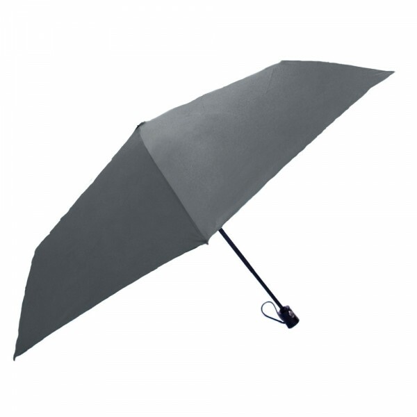 GUARDA-CHUVA PLUMA ABRE E FECHA AUTOMATICO CINZA | FAZZOLETTI