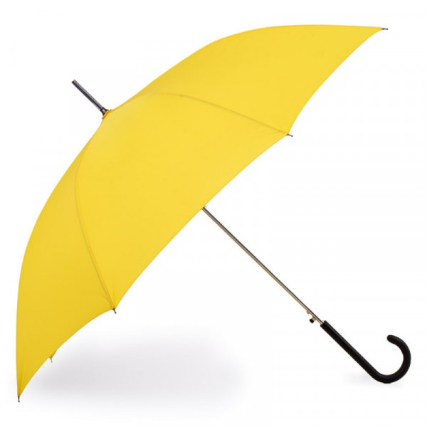 GUARDA-CHUVA CABO CURVO AUTOMÁTICO AMARELO  | FAZZOLETTI