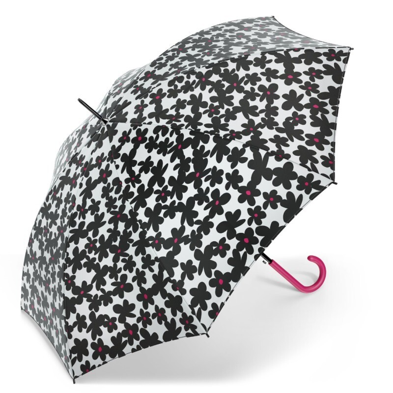 SOMBRINHA LONGA AUTOMATICA FLOR ROSA | BENETTON