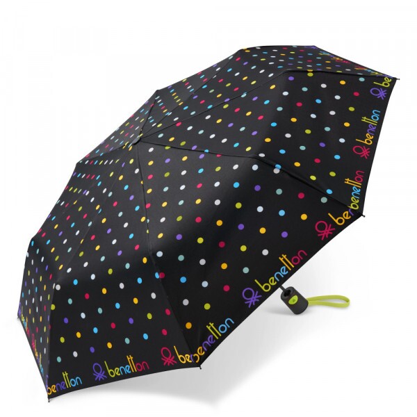 SOMBRINHA MINI AUTOMÁTICA POA PRETA | BENETTON