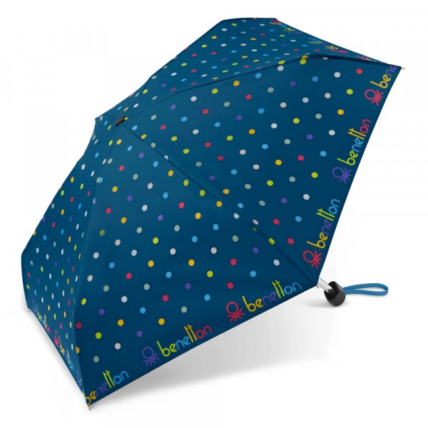 SOMBRINHA MINI MINI ESTAMPADA POA AZUL | BENETTON