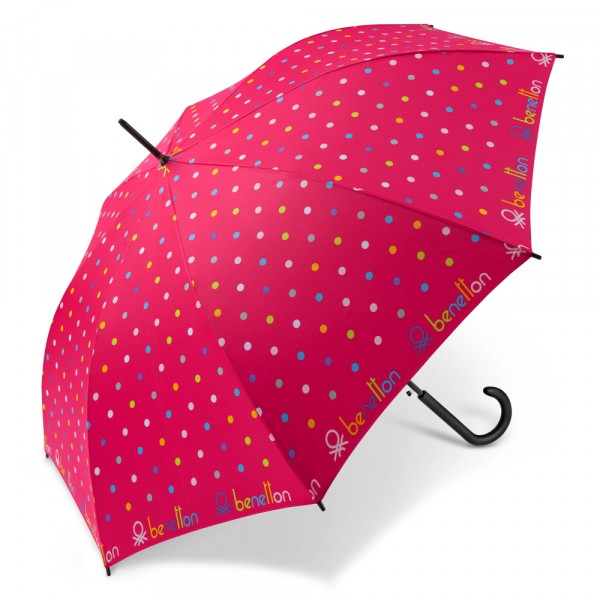 SOMBRINHA LONGA ESTAMPADA POA ROSA | BENETTON