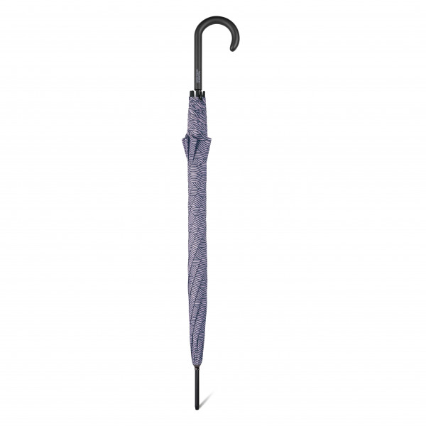 SOMBRINHA LONGA AUTOMÁTICA LISTRAS ONDULADAS LILAS | BENETTON