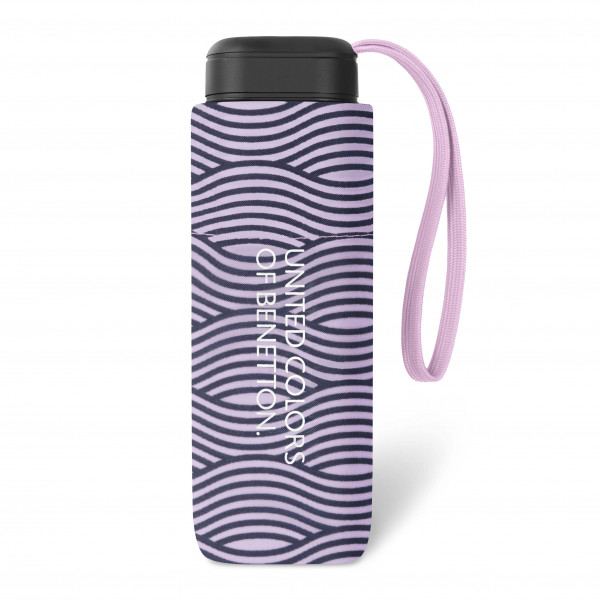 SOMBRINHA MINI MINI MANUAL LISTRAS ONDULADAS LILAS | BENETTON