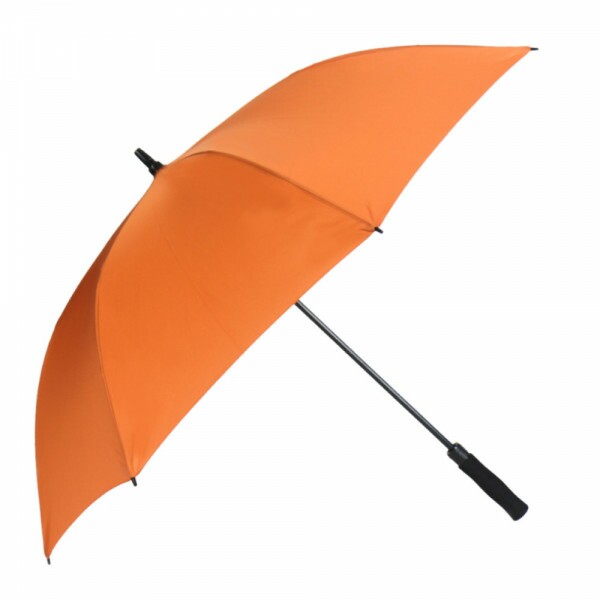 GUARDA-CHUVA LONGO AUTOMÁTICO MAXI FIBER LARANJA | FAZZOLETTI