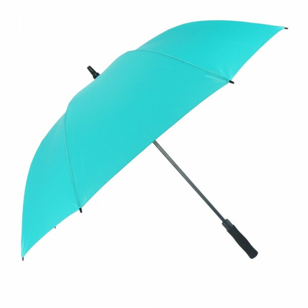 GUARDA-CHUVA LONGO AUTOMÁTICO MAXI FIBER AZUL TURQUESA | FAZZOLETTI