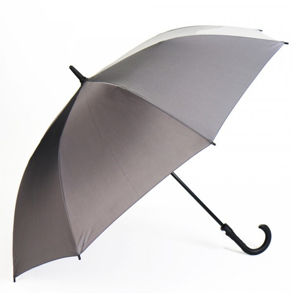 GUARDA-CHUVA AUTOMÁTICO MAXI CLASSICO CINZA | FAZZOLETTI